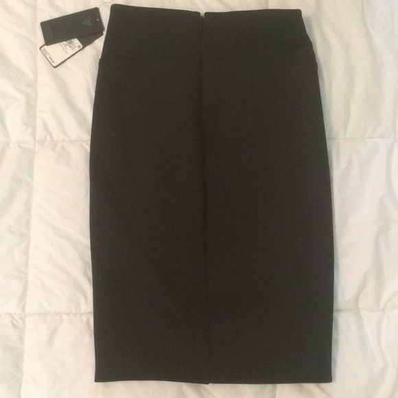NWT Guess Mesh Insert Bodycon Pencil Skirt XS $59 - Picture 6 of 6